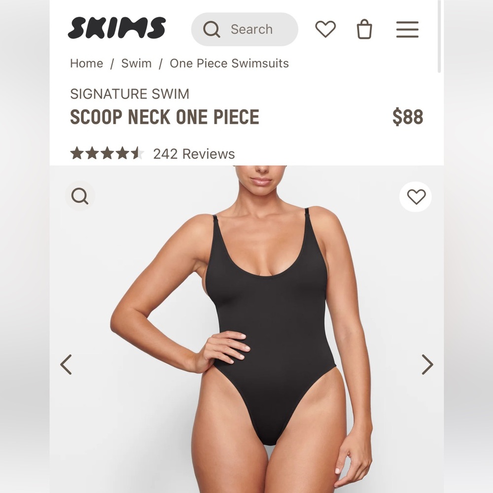 COPY - SKIMS SCOOP NECK ONE PIECE